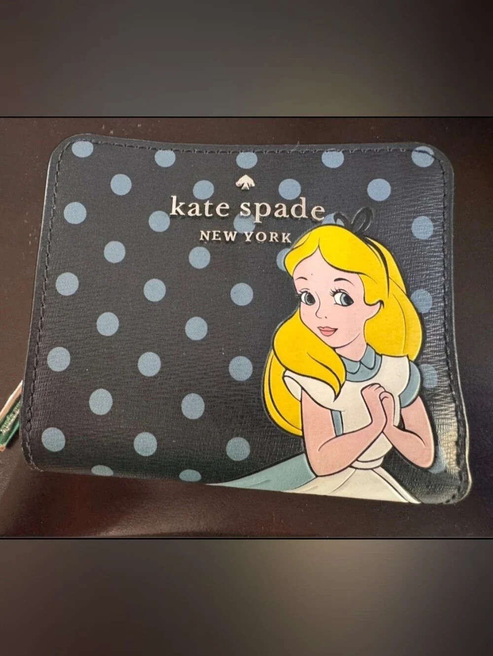 Disney X Kate Spade Alice In Wonderland Bifold Wallet